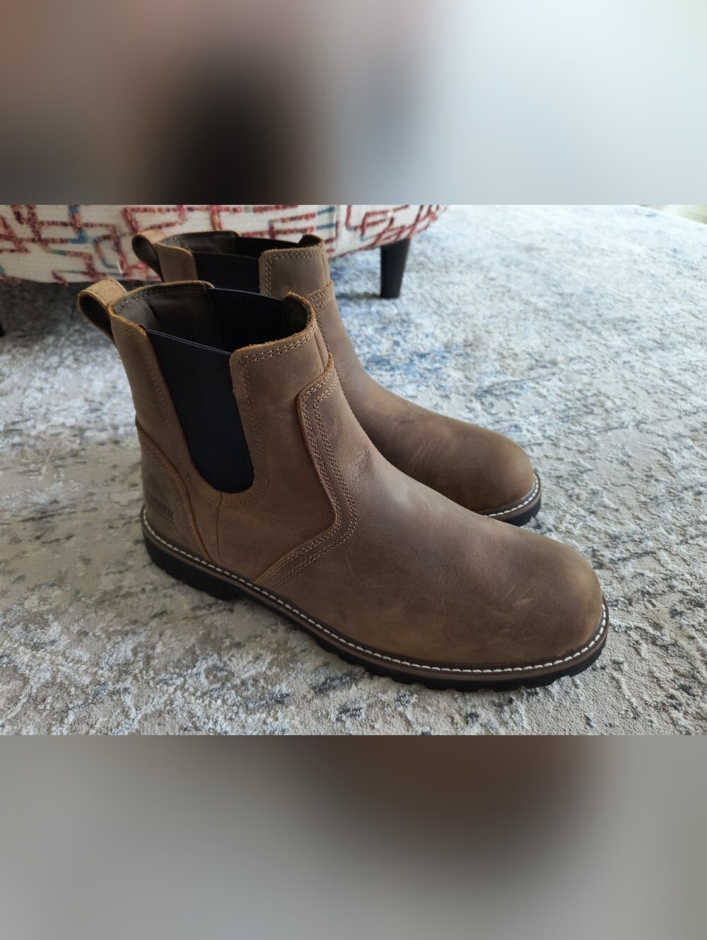 Kodiak Mckinney Brown Leather Chelsea Boots Men's 12